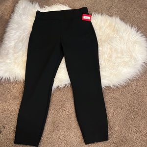 Spanx skinny ponte pants black size medium petite NWT